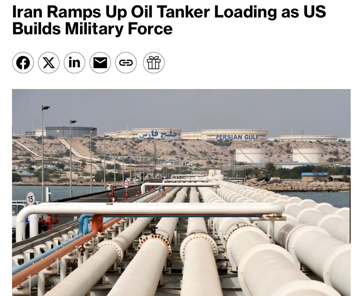 Іран прискорено завантажує нафту на тлі посилення сил США, - Bloomberg.